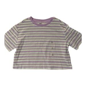 BBC-2 Epic‎ Threads Girls Stripe Short Sleeve Shirt Small - Multicolor